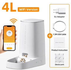 4L Automatic Pet Feeder & Food Dispenser
